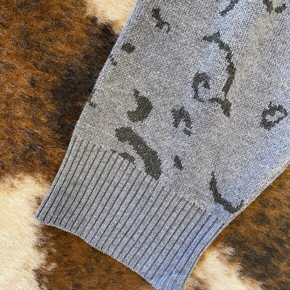 FATE Knit Comfy Jogger Pants Cheetah Print - Picture 5 of 10